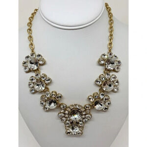 J. Crew Crystal Cluster Necklace